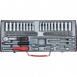 Kennedy KEN5824902K 1/4" SQ DR Metric/AF Socket Set of 51pcs