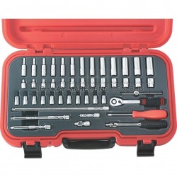 Kennedy KEN5824897K 1/4" SQ DR Master MM Socket Set of 46pcs