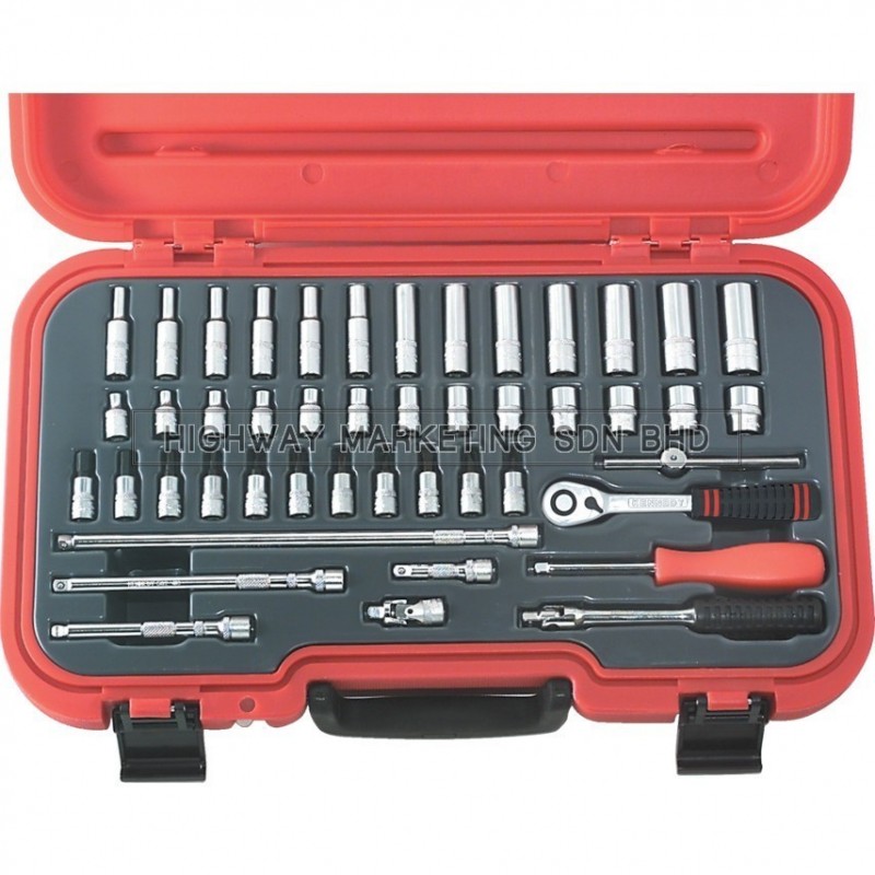 Kennedy KEN5824897K 1/4" SQ DR Master MM Socket Set of 46pcs