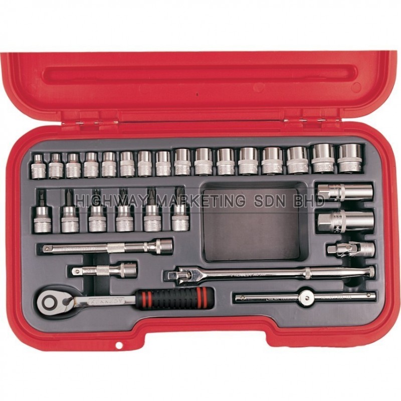 Kennedy KEN5826170K 3/8" SQ DR Metric Socket Set of 30pcs Kennedy KEN5826170K 3/8" SQ DR Metric Socket Set of 30pcs