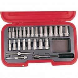 Kennedy KEN5826190K 3/8" SQ DR MM/AF Deep Socket Set of 25pcs