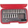 Kennedy KEN5826190K 3/8" SQ DR MM/AF Deep Socket Set of 25pcs