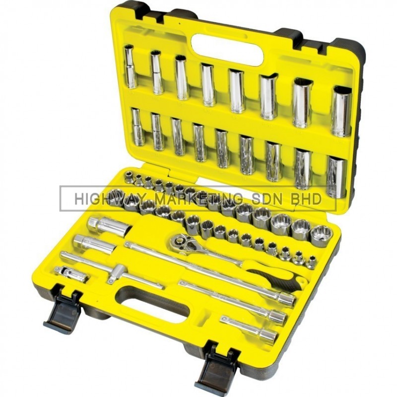 Yamoto YMT5829260K 3/8" SQ DR MM/AF Socket Set of 55pcs Yamoto YMT5829260K 3/8" SQ DR MM/AF Socket Set of 55pcs