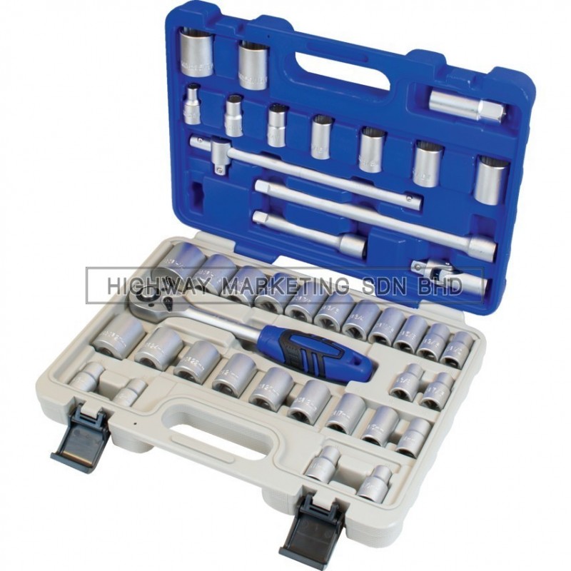 Senator SEN5829240K 1/2" SQ DR MM/AF/WW Socket Set of 41pcs Senator SEN5829240K 1/2" SQ DR MM/AF/WW Socket Set of 41pcs