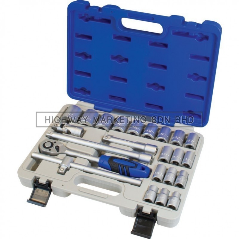 Senator SEN5829220K 1/2" SQ DR Metric Socket Set of 23pcs Senator SEN5829220K 1/2" SQ DR Metric Socket Set of 23pcs