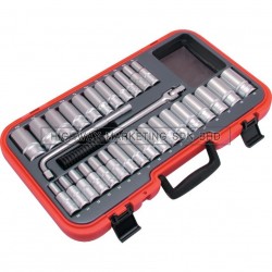 Kennedy KEN5827997K 1/2" SQ DR MM/AF Deep Socket Set of 30pcs