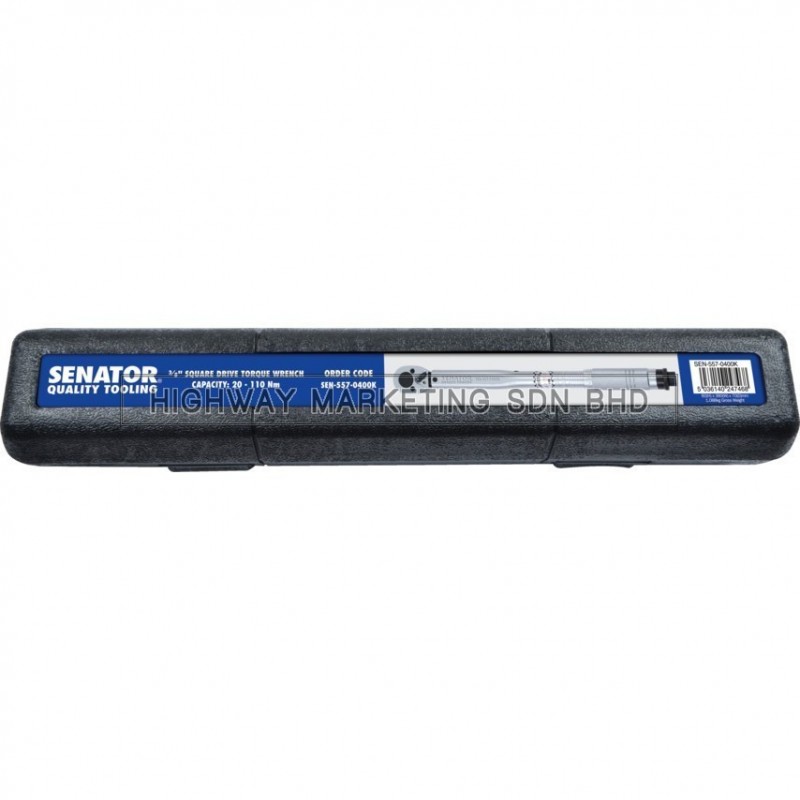 Senator SEN5570400K 3/8" SQ DR Torque Wrench 19-110Nm
