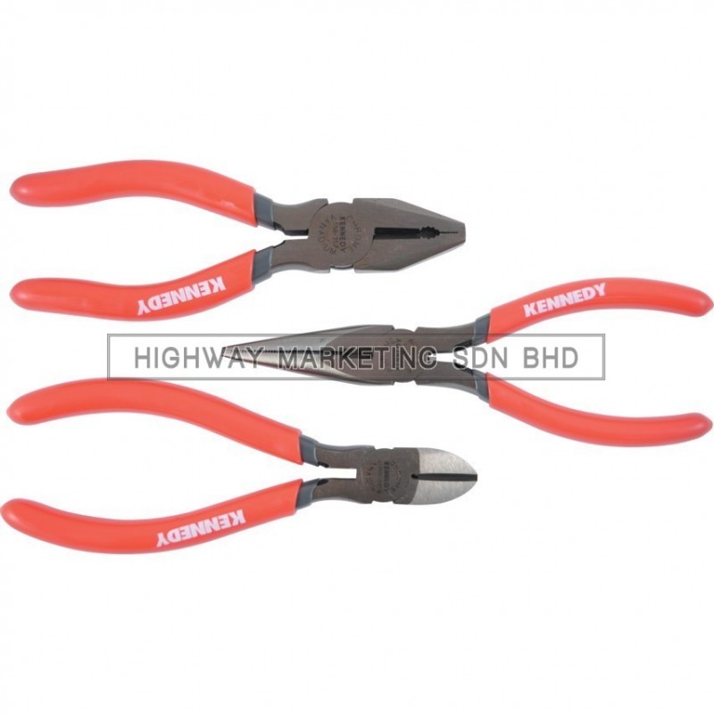 Kennedy KEN5589830K CV Plier & Diagonal Cutter Set of 3