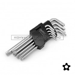 Dynatool DYN-10-9019 5 Point Star Torx Key Tamper Proof  Wrench Set of 9
