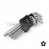 Dynatool DYN-10-9019 5 Point Star Torx Key Tamper Proof  Wrench Set of 9