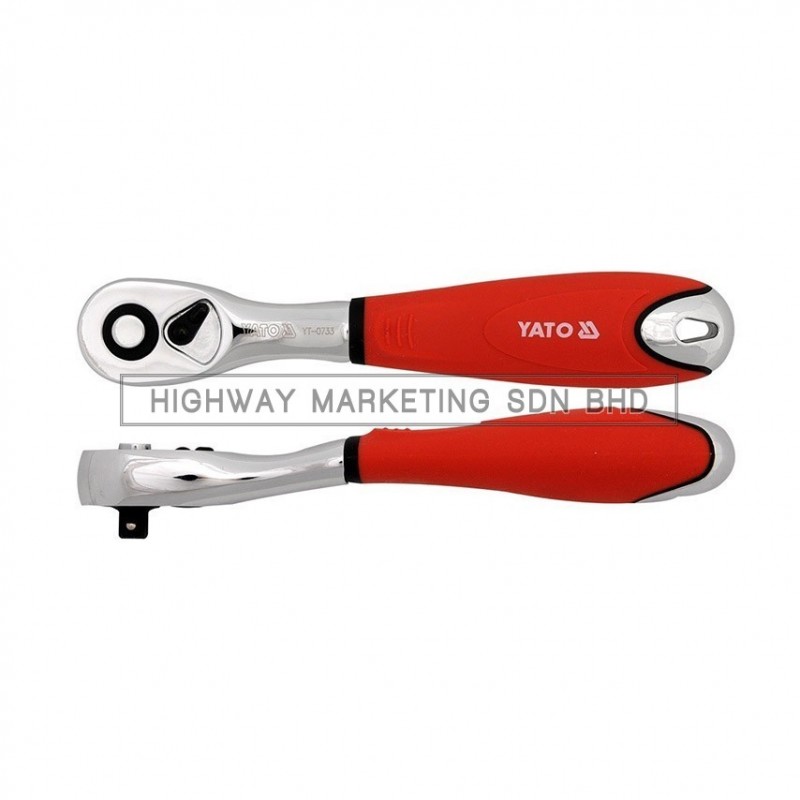 Yato YT-0734 3/8" Quick Release Curved Ratchet Handle