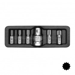Yato YT-0414 Spline Screwdriver Bit Set of 6pcs
