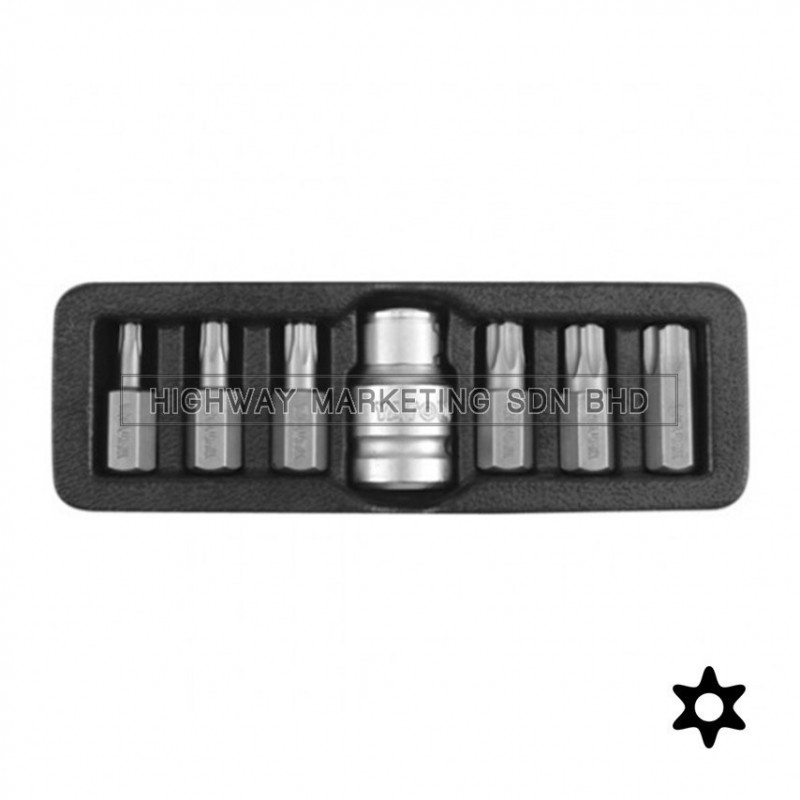 Yato YT-0416 Torx Security Screwdriver Bit Set of 7pcs Yato YT-0416 Torx Security Screwdriver Bit Set of 7pcs