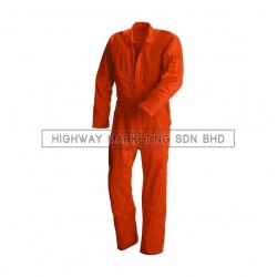 Supersonic Safety Non-Reflective Coverall Orange