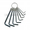Kennedy KEN6012980K 1.5-6mm Hexagon Key Ring Set of 8pcs