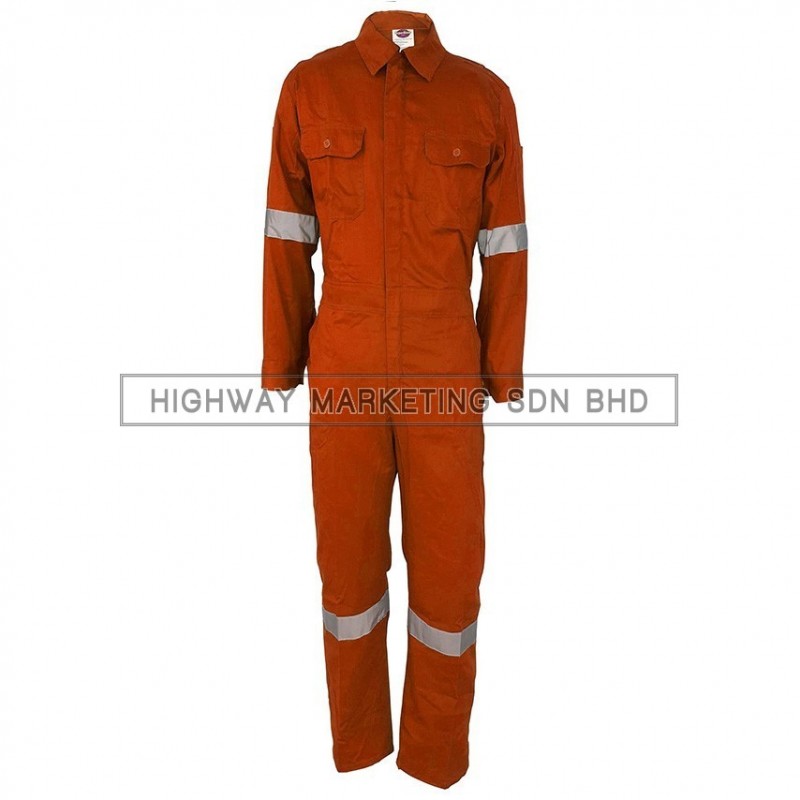 Supersonic Safety Reflective Coverall Orange