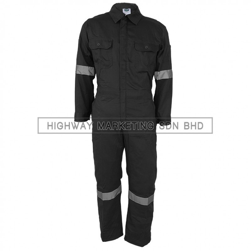 Supersonic Safety Reflective Coverall Grey
