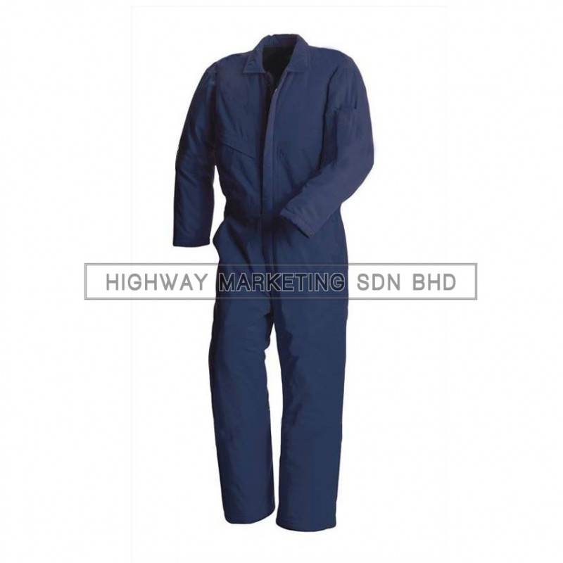 Supersonic Safety Non-Reflective Coverall Dark Blue