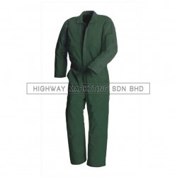 Supersonic Safety Non-Reflective Coverall Dark Green