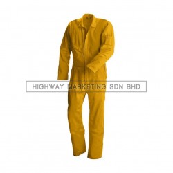 Supersonic Safety Non-Reflective Coverall Yellow