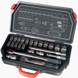 Dynatool DYN-10-5155 1/2" SQ DR Spline Socket Set of 24pcs - 1