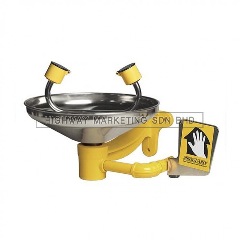 Proguard PG 5050 SS Wall Mounted Eyewash with Stainless Steel Bowl - 1 Proguard PG 5050 SS Wall Mounted Eyewash with Stainless Steel Bowl - 1
