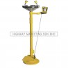 Proguard PG 5070SS Pedestal Mounted S/S Bowl Emergency Eyewash With Foot Pedal - 1