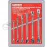 Kennedy KEN5823725K 8-19mm Swivel End Socket Wrench Set of 6pcs