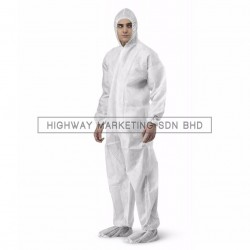 Hi-Safe Economic Disposable Coverall Size: M-3XL