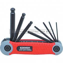 Kennedy KEN6028280K 1.5-8mm Pro-Torq Hexagon Ball Wrench Clip of 8pcs - 1