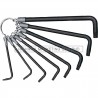 Kennedy KEN6030720K T9-T40 Torx Key Ring Set of 8pcs