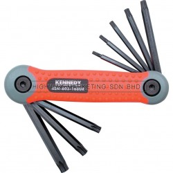 Kennedy KEN6031680K T9-T40 Pro-Torq Torx Wrench on Clip Set