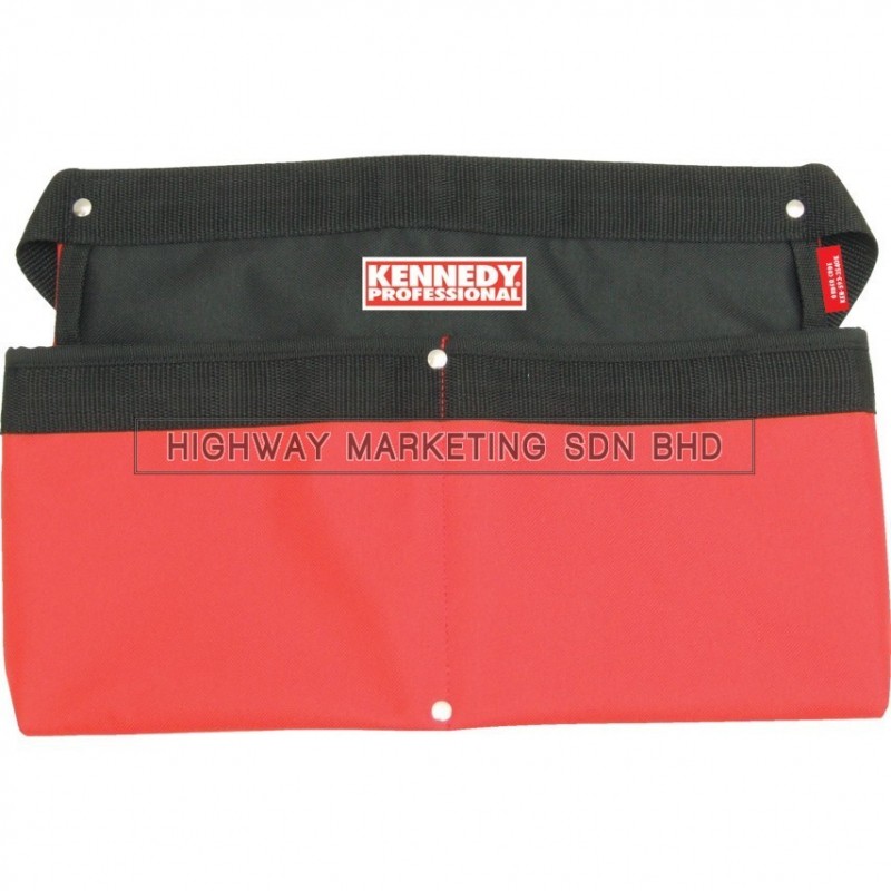 Kennedy Polyster 2-Pocket Nail Bag with Belt