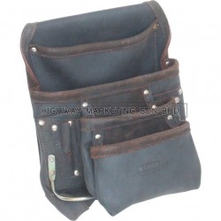 Kennedy 4-Pocket 2-Loop Large Tool Pouch Oil Tan