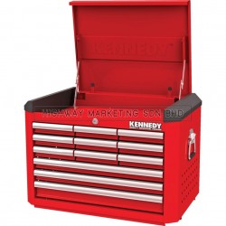 Kennedy KEN5942420K Red-28" 12 Drawer Top Chest