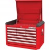 Kennedy KEN5942420K Red-28" 12 Drawer Top Chest