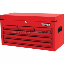 Senator SEN5941660K Red-27" 6 Drawer Top Chest