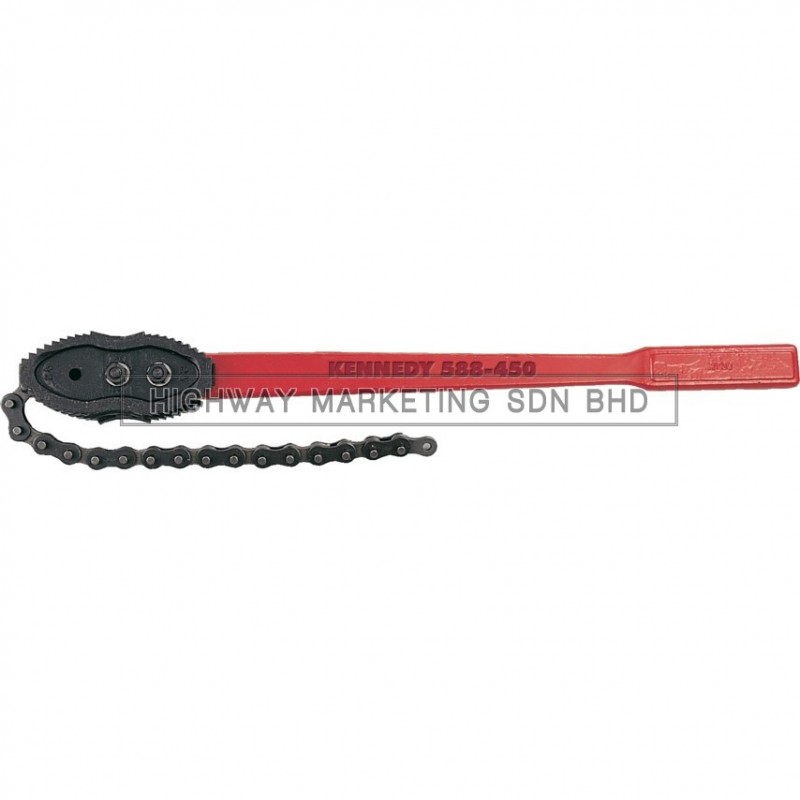 Kennedy KEN5884540K 2.1/2" Capacity Pipe Chain Wrench Kennedy KEN5884540K 2.1/2" Capacity Pipe Chain Wrench