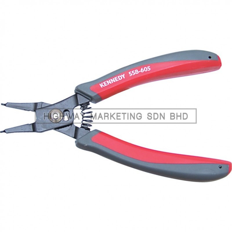 Kennedy 10-65mm Pro-Torq Sprung Straight Jaw Internal Circlip Plier