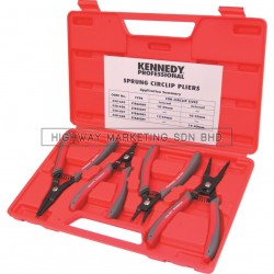 Kennedy KEN5586090K 10-65mm Sprung Circlip Plier Set of 4