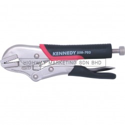 Kennedy Straight Jaw Bi-Material Handle Grip Wrench