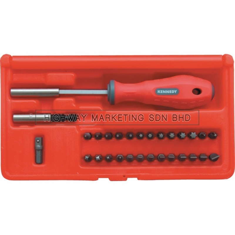 Kennedy KEN5736470K Mechanic's Screwdriver Bit Set of 29pcs