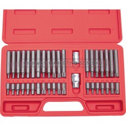Kennedy KEN5736490K Torx, Hex & Spline Screwdriver Bit Set of 40pcs