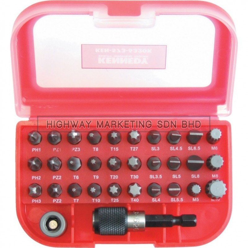 Kennedy KEN5736320K Mechanics Screwdriver Bit Set of 32pcs Kennedy KEN5736320K Mechanics Screwdriver Bit Set of 32pcs