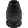 Kennedy 3/8" SQ DR 6pt Metric Standard Length Impact Socket