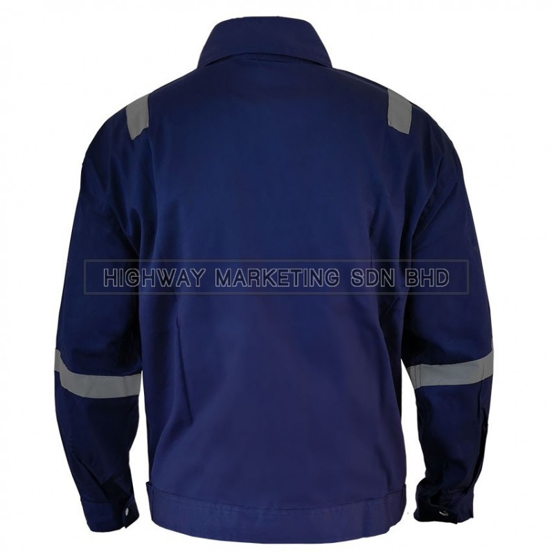Hi-Safe Safety Reflective Workwear Jacket Dark Blue M - 4XL