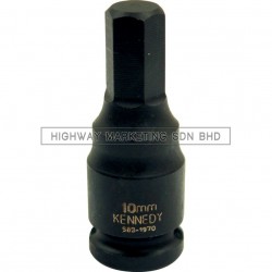 Kennedy 3/8" SQ DR 4-12mm Hex Driver Impact Socket