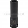 Kennedy 1/2" SQ DR 6pt Metric Deep Length Impact Socket
