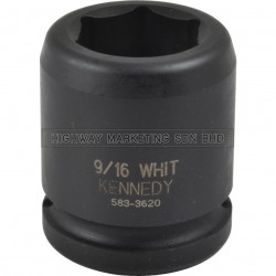 Kennedy 3/4" SQ DR 6pt BSW Standard Length Impact Socket