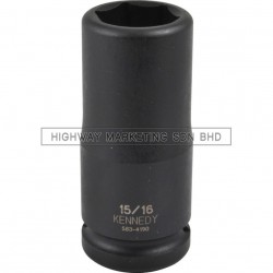 Kennedy 3/4" SQ DR 6pt Inch Deep Length Impact Socket